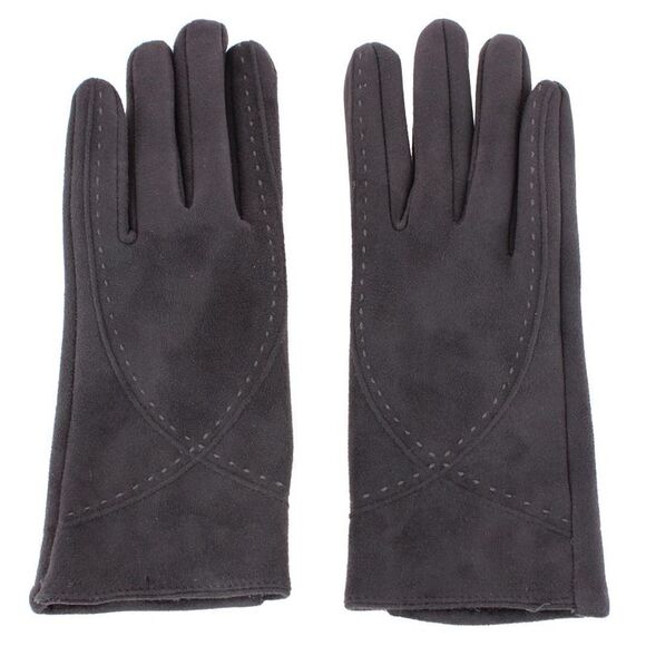 Isotoner Women's SmartDri Microfiber Winter Driving Glove with Stitch Detail - Picture 2 of 4